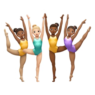 Gymnasts  sticker