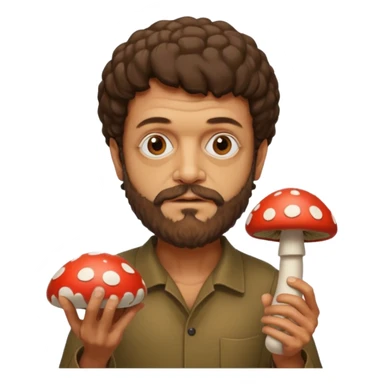 terence mckenna mushroom sticker