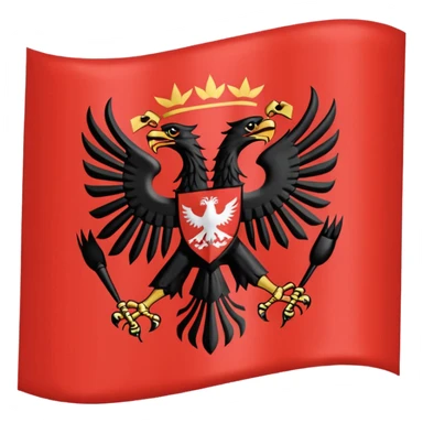 albania flag sticker