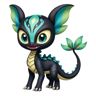 Colorful Realistic Exotic Meloetta-Venom-Stitch-Toothless-Fakémon-creature-hybrid sticker