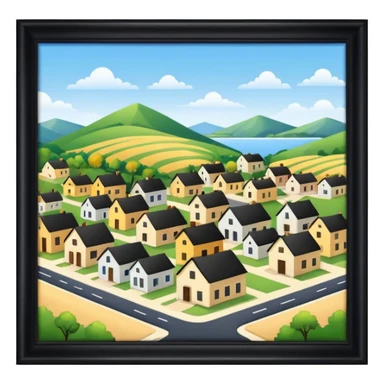 pequeño pueblo sticker