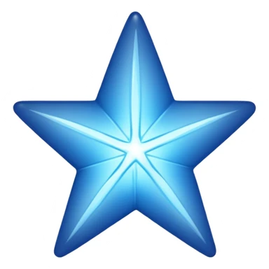 blue version of a ⭐ sticker
