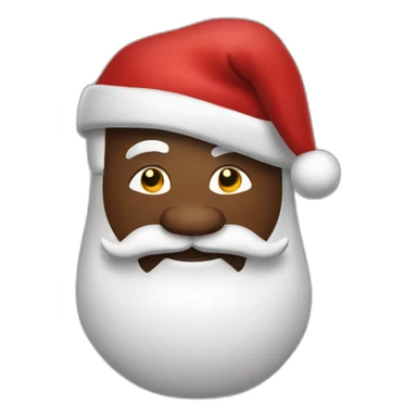 mister T santa clauss sticker