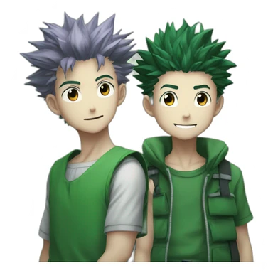 Killua and gon hxh sticker