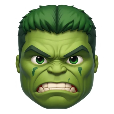 hulk se escondendo do batmam  sticker