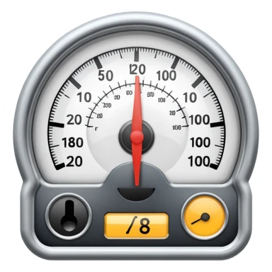 a meter gauge sticker