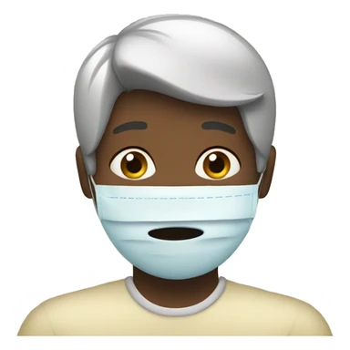 A friend who is pretending to be sick sticker