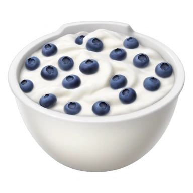 Blue berry yogurt sticker