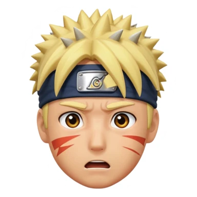 Naruto different reactions sticker