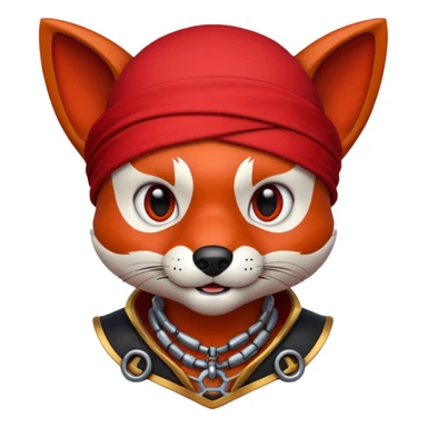 Foxy from fnaf sticker