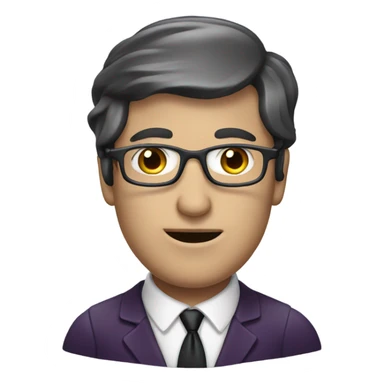 Aubergine in the face of a lawyer sticker