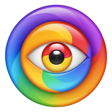  eyes spin multicolore 👁️+🌀+🟣🟢🟠🔵🔴🟡 sticker