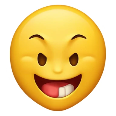 Emoji biting its nails nervously while shaking  sticker