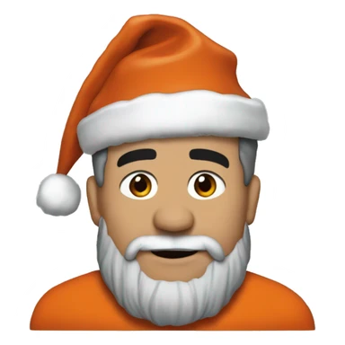 Bruce Pearl as an Auburn themed Santa Clause sticker