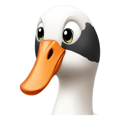 Super cute goose sticker