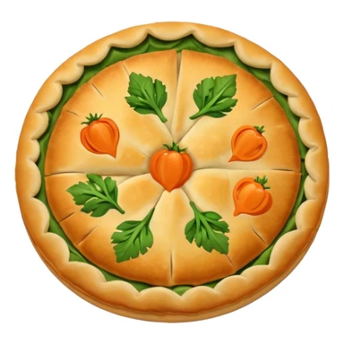 galette de légume comme des galette de pomme de terre sticker