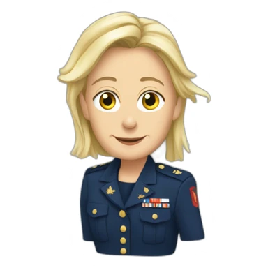 Marine Lepen sticker