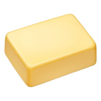 Butter on white plate sticker