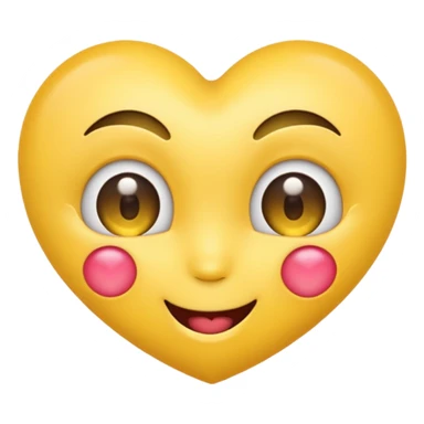 Heart eyes with wink emoji  sticker