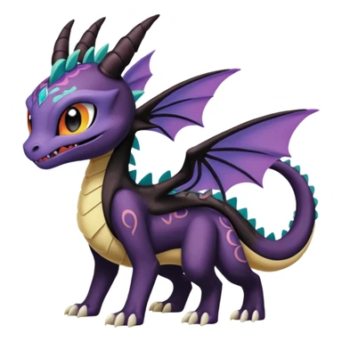 Meloetta-Raikou-Spyro-Toothless-Stitch-Pokémon-Fakémon-creature-hybrid sticker