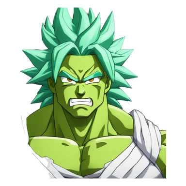 Broly dragon ball super  sticker