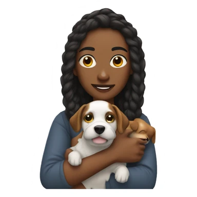 Me with my dog sticker