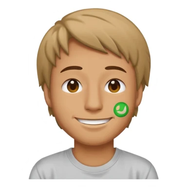 Stoner who's eyes are almost closed sticker