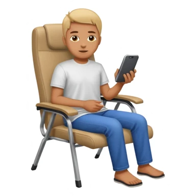 person in manual chair sticker