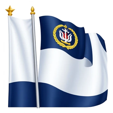 Indian navy flag sticker