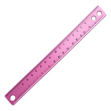 mac os icon, ruler, measures, pink sticker