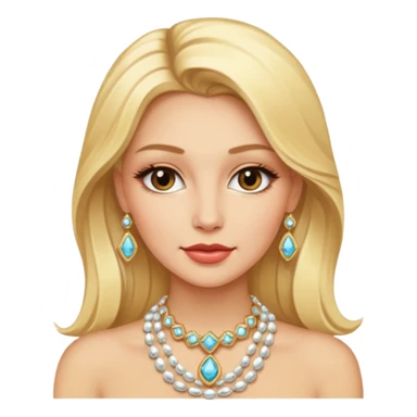 rich blonde millionare woman sticker