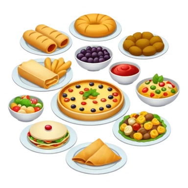 emoji for food service sticker