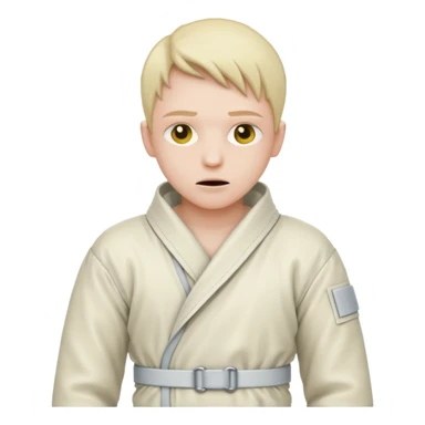 Пациент психиатрической больницы в смирительной рубашке sticker