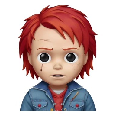 Child's Play Chuck Doll
 sticker
