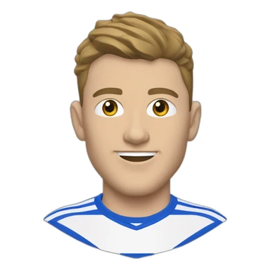 Gauthier hein aj Auxerre player sticker