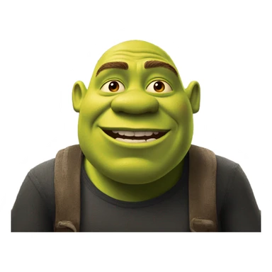 Shrek in cruise ship sticker