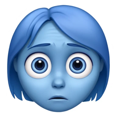 Sadness from the Inside Out movie sticker