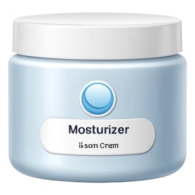 body moisturizer cream pot with label sticker