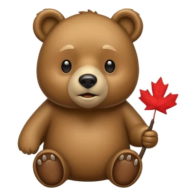canadian bear sticker