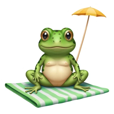 toad wearing a bathing suit sticker