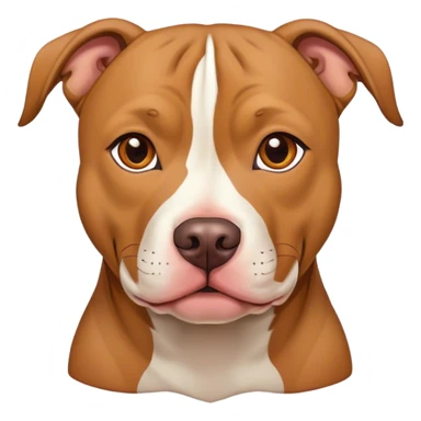 Pit bull with tan fur sticker