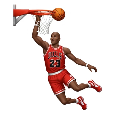 Micheal Jordan dunk sticker