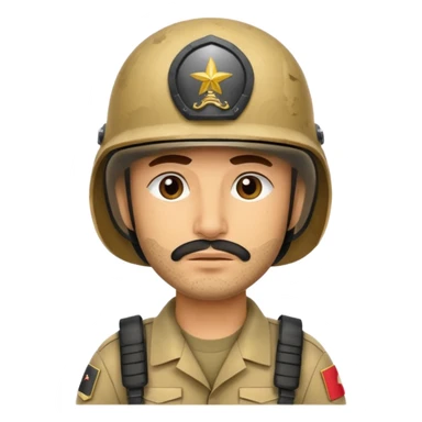 tired Iraqi military, in a helmet sticker