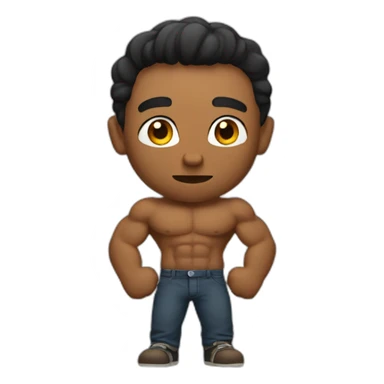 à men have muscles sticker