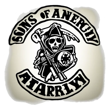 Sons of anarchy logo sticker