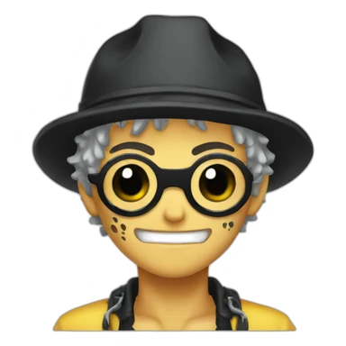 Trafalgar Law one piece sticker