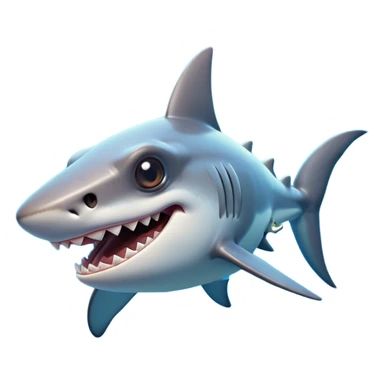 Cinematic Comical Hammerhead Shark Portrait Emoji, Head tilted dramatically with an exaggeratedly shocked expression, featuring its iconic wide-set eyes on a distinct hammer-shaped head, a sleek body with comically expressive fins, and a quirky, animated demeanor, Simplified yet hilariously expressive features, highly detailed, glowing with a slightly sassy oceanic glow, high shine, dramatic yet playful, stylized with an air of cheeky marine mischief, soft glowing outline, capturing the essence of a meme-worthy hammerhead that looks ready to side-eye its way into viral fame! sticker
