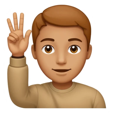 Un humain qui dit OK sticker