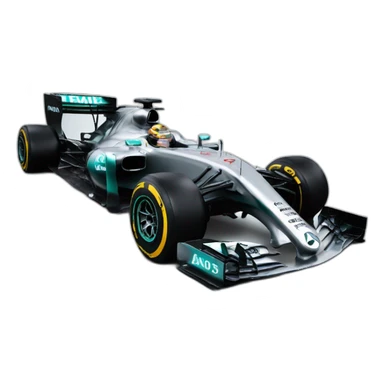 Mercedes f1 cars sticker
