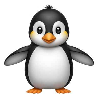 Pinguino con pillama sticker